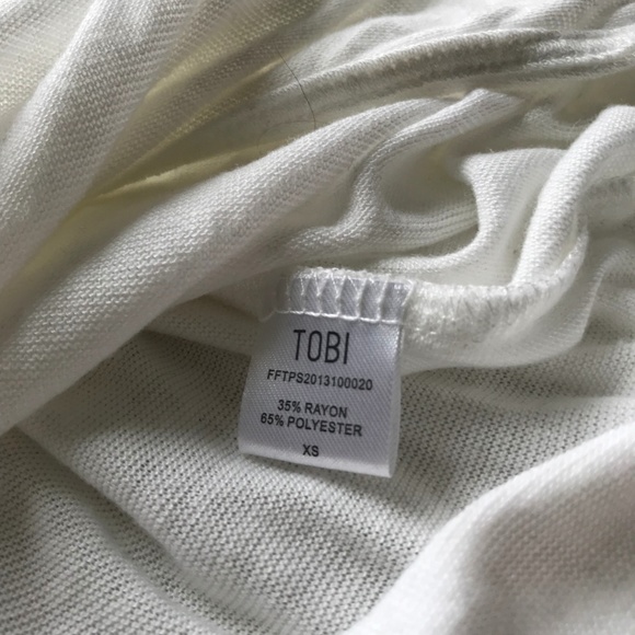 White Wrap Tobi Top - Picture 3 of 3